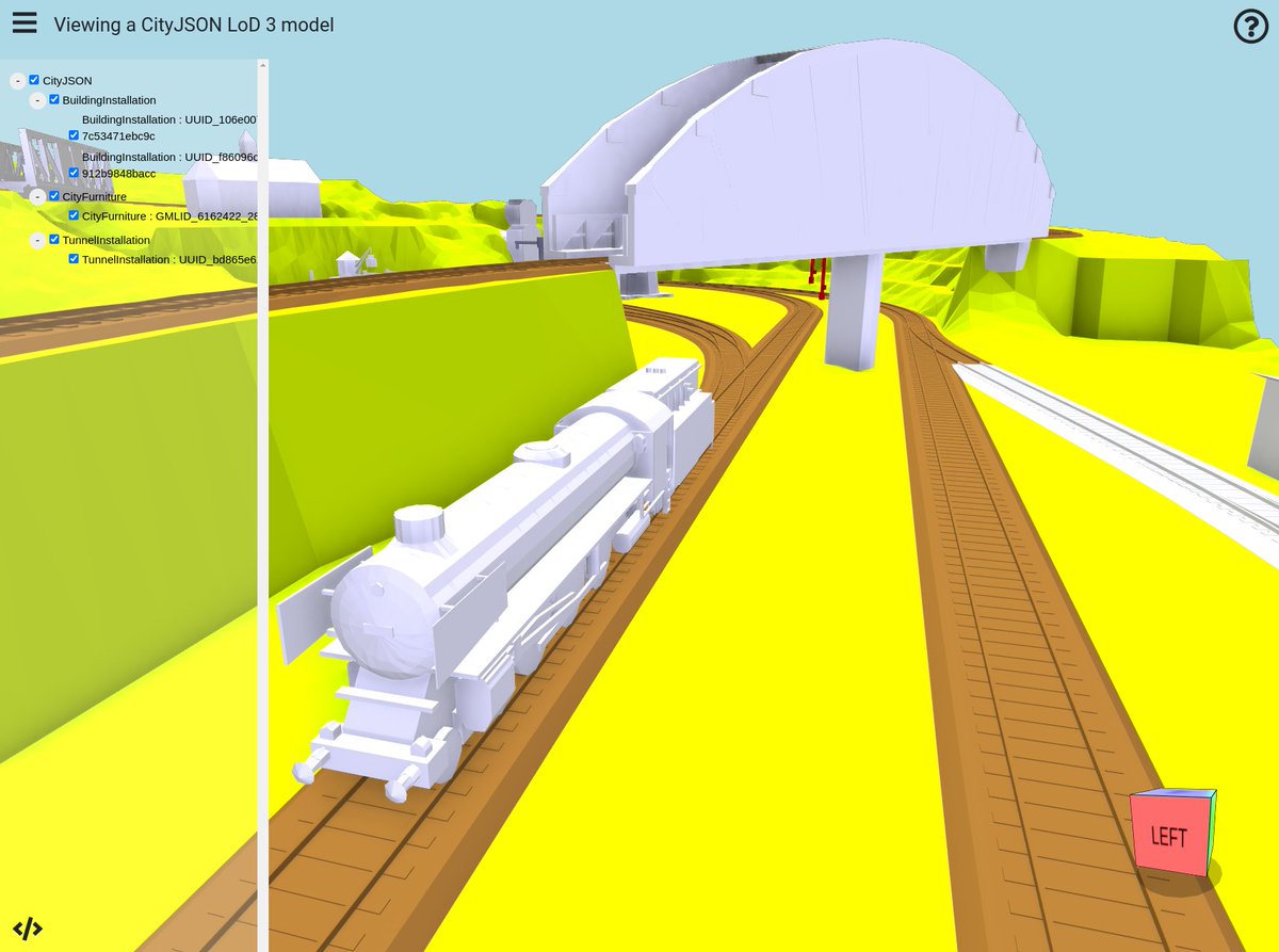 xeokit's tweet photo. A tutorial on viewing #CityJSON models in the browser using #xeokit 2.0: https://t.co/FOGgjlGeiS

View large models with double-precision coordinates, at their real world position, without rounding errors.

#BIM #GIS #CityJSON #WebGL https://t.co/hNZbjooHLc