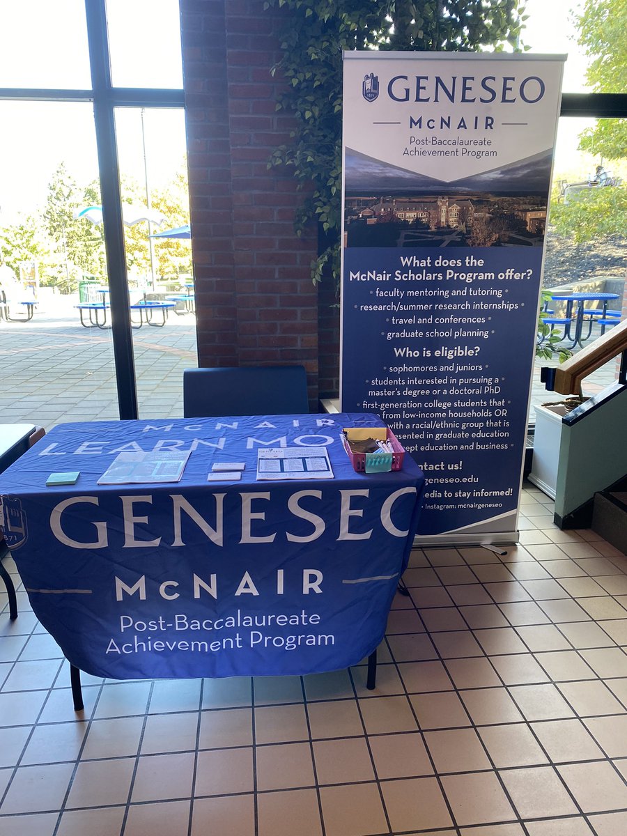 GeneseoMc's tweet photo. Come visit us at our tabling event in the union today!! https://t.co/wpnDiQjHvw