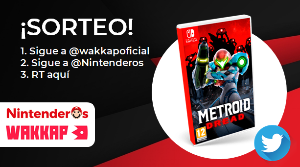¡Sorteamos otra copia de Metroid Dread para Nintendo Switch!

1⃣ Sigue a <a href="/wakkapoficial/">Wakkap</a> 
2⃣ Síguenos ( <a href="/Nintenderos/">Nintenderos</a> ) 
3⃣ RT aquí

¡Suerte! - nintenderos.com/2021/09/sortea…