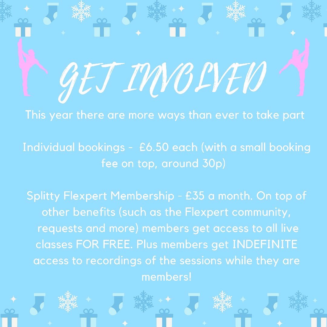 gingie_pole's tweet photo. Splits for Christmas is back! 

Join me on zoom Monday and Friday for the ultimate pole and aerial targeted splits classes! 

https://t.co/9jitS6yVGe https://t.co/3H0GrcoKPA