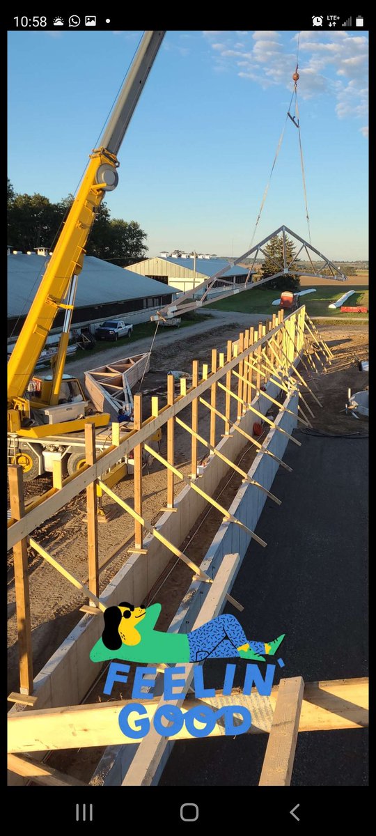 Truss day! 👍👌
