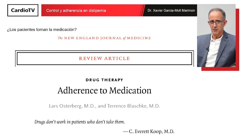 secardiologia's tweet photo. #AdherenciaControlRCV El Dr. @xgmoll hace un repaso por el control y adherencia en dislipemia, quien opina que "los fármacos prescritos no tienen ningún efecto en los pacientes que no se los toman".

🎦Sigue en directo el #CardioTV https://t.co/SWdgp45RS2 https://t.co/0wrqdSIGum