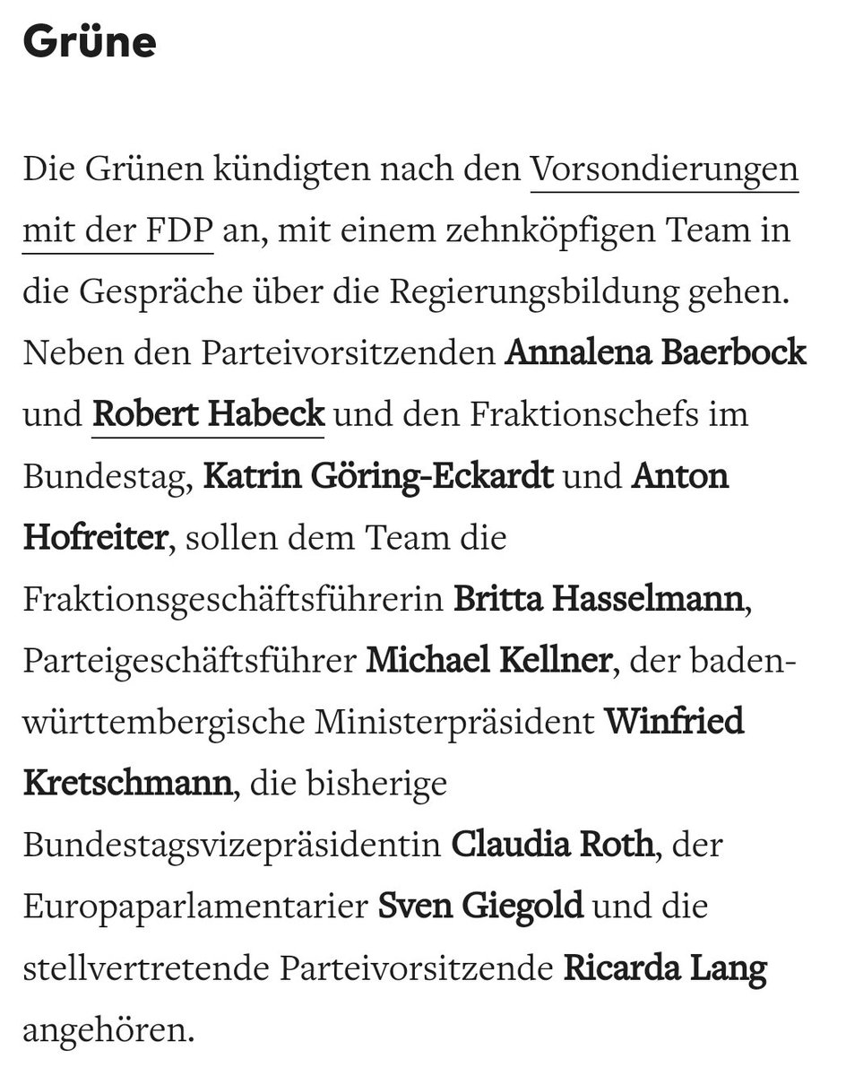 Liebe <a href="/Die_Gruenen/">BÜNDNIS 90/DIE GRÜNEN</a>, Gratulation zum Wahlergebnis, aber eine Frage hätte ich da: Warum besteht euer zehnköpfiges Team eigentlich nur aus "weißen Deutschen"? Ihr legt doch sonst soviel Wert auf Diversity? Hat <a href="/cem_oezdemir/">Cem Özdemir</a> nicht gerade in Stuttgart abgeräumt?