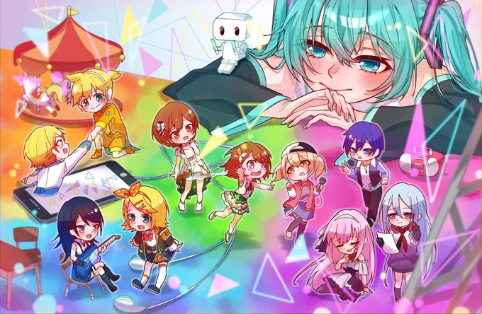 #プロセカ1周年おめでとうこれからも楽しませていただきます!!! 
