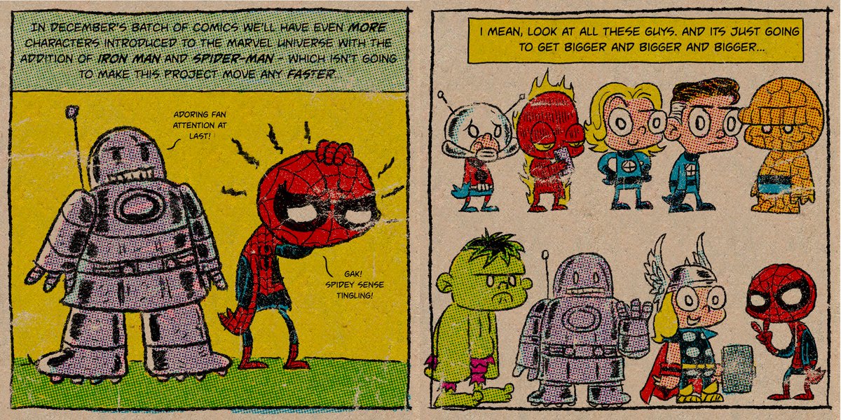 mikeyscottp's tweet photo. Interlude! I'm going to take a break for the next few weeks. Its school holidays here and I've been struggling to keep up since the LAST school holidays. I cant get much drawing done with the kids home and I need to reassess what I'm doing with this strip. https://t.co/YjNLvInni2