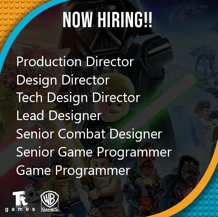 We have a number of new exciting positions open at TT!
Contact me for more info!
#ttgames #hiring