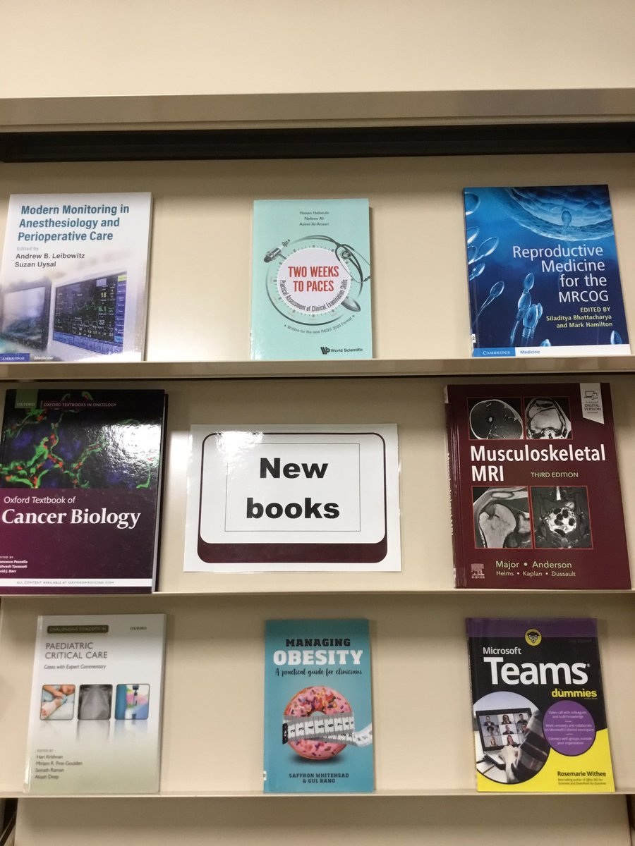 Yes that’s right, we have even more #NewBooks added to our collection. Come down and take a look! <a href="/HealthyMeAtMSE/">Healthy Me at MSE</a> <a href="/MSEHospitals/">Mid and South Essex NHS Foundation Trust</a>