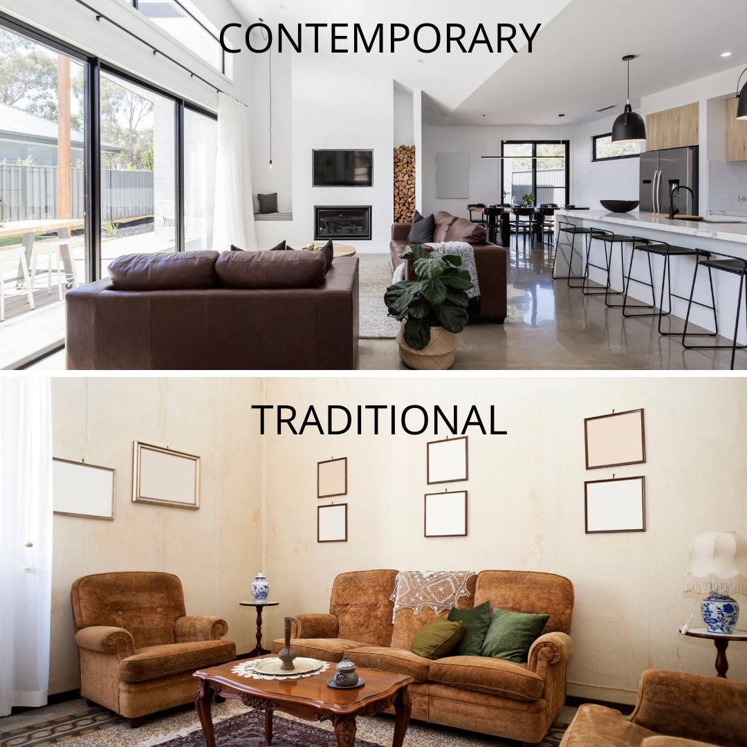 Contemporary architecture, design and style have become a prominent trend in the housing market.  What do YOU prefer?  Clean, sleek lines, or casual, softer tendencies?
#contemporary #traditional #trending #napleslifestylegroup