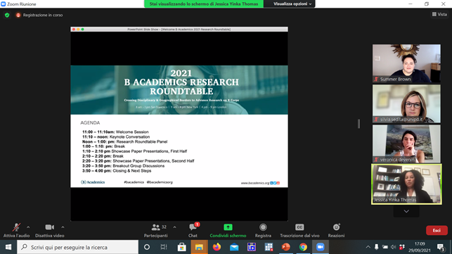 Silvia Rita Sedita (@silviasedita) on Twitter photo #Bacademics #research #roundtable 2021 has just started!!! @bacademicsorg <a href="/dSEA_Unipd/">dSEA Unipd</a> <a href="/TRACYProject/">TRACY Project</a> #Bacademics #research #roundtable 2021 has just started!!! @bacademicsorg <a href="/dSEA_Unipd/">dSEA Unipd</a> <a href="/TRACYProject/">TRACY Project</a>