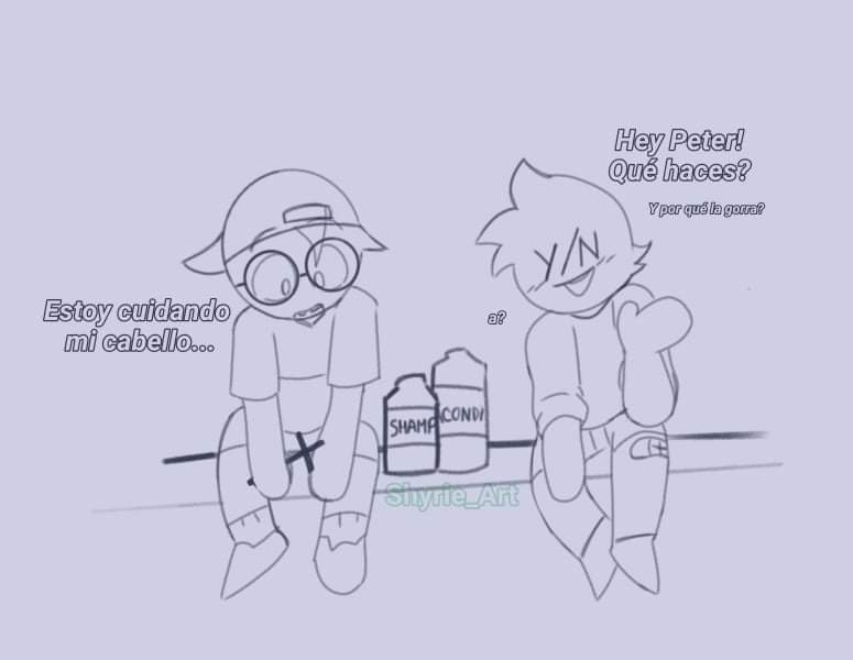 ArtShyrie's tweet photo. No importa cuánto corras Peter, de todas formas terminarás estando pelón 😩🤙

Versión en español ✨

#YourBoyfriendGame 
#YourBoyfriendfanart https://t.co/Lz411CyM2B