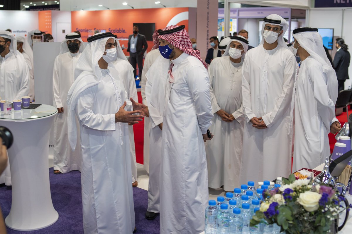 The #YAP team had an amazing time at the opening of <a href="/seamlessMENA/">Seamless Middle East & Saudi Arabia</a> ✨ We were truly honoured to have received a visit from H.H Sheikh Saif Bin Zayed Al-Nahyan, who greeted our co-founder, Anas Zaidan. Remember to stop by and visit YAP at booth F40 at #SeamlessMiddleEast for Day 2!