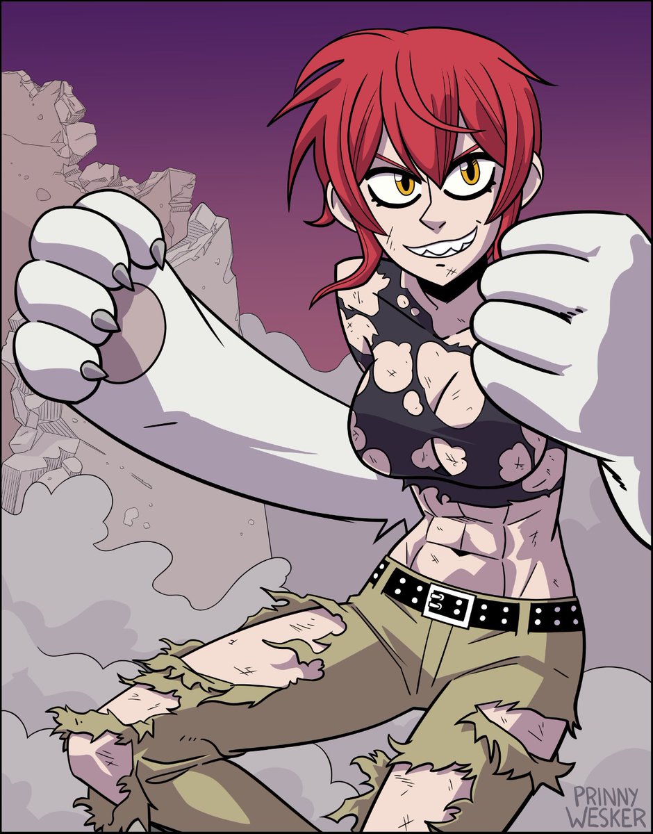 PrinnyWesker's tweet photo. Here is a punchy werewolf girl
#princessresurrection #rizawildman #fanart https://t.co/c16IC4CX45