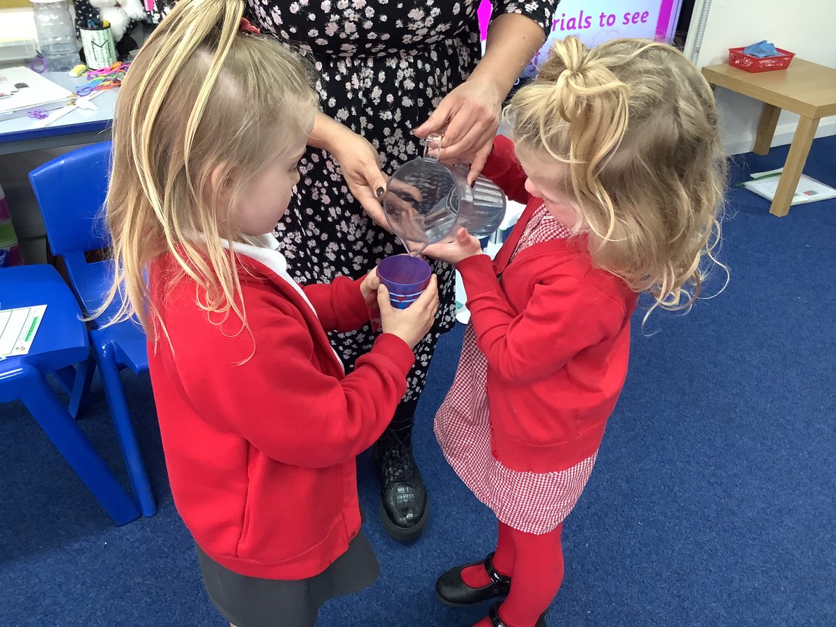 All_Saints_Sch_'s tweet photo. Today in Science, Year 1 have been testing different materials to see which ones were waterproof! #scienceexperiments #waterproof #notwaterproof https://t.co/b7oK7HRx68