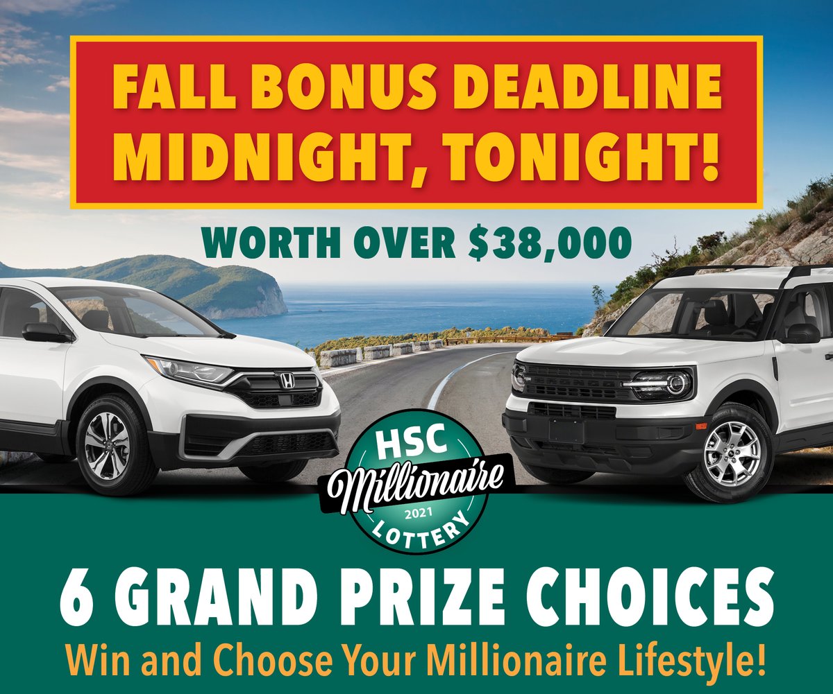 HSCFoundation's tweet image. Did working from home during the pandemic leave you with a list of items you would now like to upgrade around your house? If you are the lucky winner of the @HSCMillionaire Fall Bonus prize, you could walk away with a $35,000 credit from @DufresneStyle!