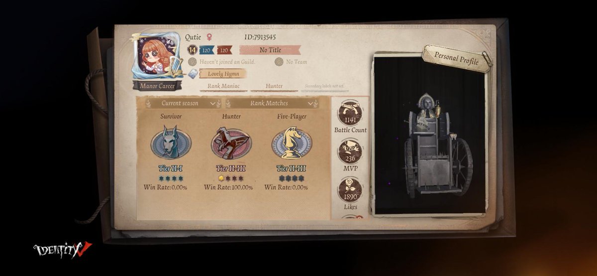 I'm playing Identity V. Fancy a game?