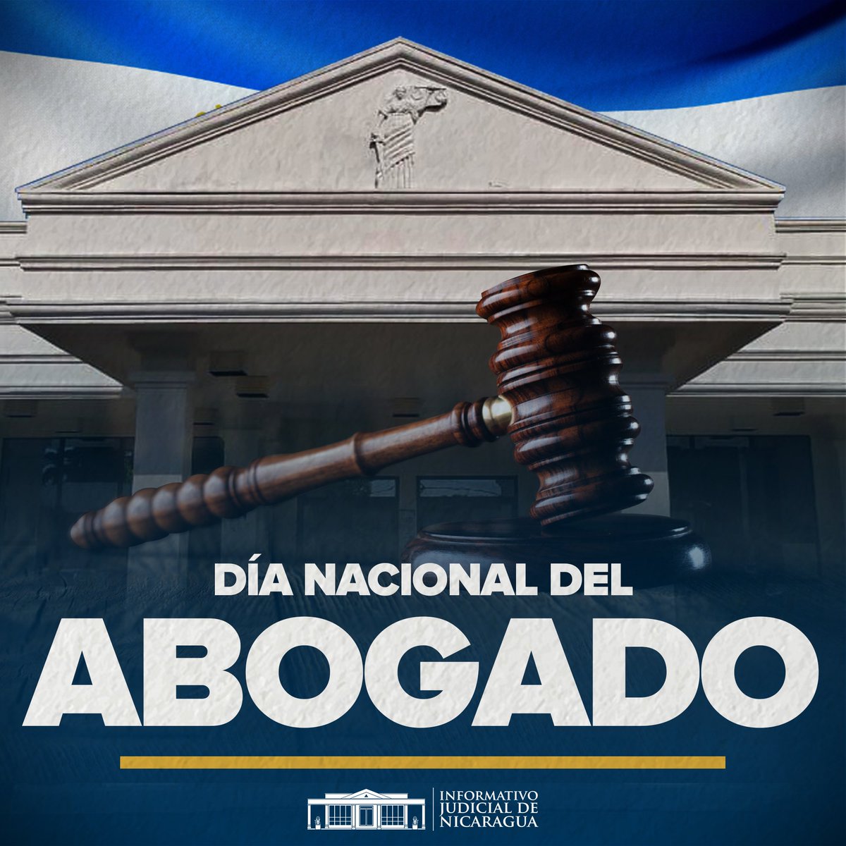 InformativoJud1's tweet photo. #InformativoJudNic|Felicidades a todas y todos los abogados de #Nicaragua, en especial a quienes laboran en el Poder Judicial, aportando su granito de arena en la defensa integral del Estado y en la procura de justicia para el desarrollo de la Nación. ✊⚖️

 #29Septiembre https://t.co/LbXWBu1s3I