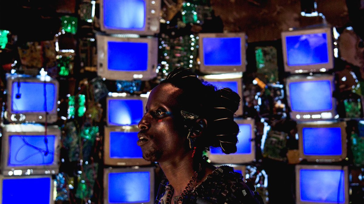 Saul Williams burns a vibrant hole into the future with #NeptuneFrost, making its U.S. premiere at <a href="/TheNYFF/">New York Film Festival</a> this weekend. Read <a href="/peachfuzzcritic/">Michael Frank</a>'s review: bit.ly/2Ya3gky