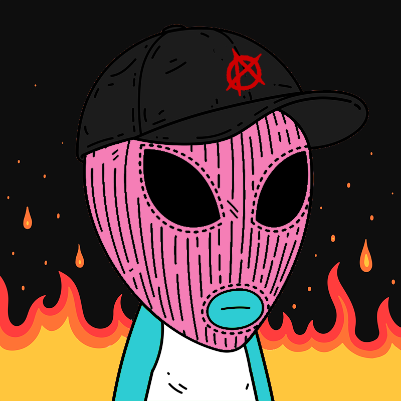 TAYL0RWTF's tweet photo. 👽MASK UP!!!👽
I'm dropping the @pussyrrriot themed @TheVisitorsNFT  today and there's a few ways to get him:

1) Own a ski-masked Visitor (airdrop incoming)
2) Have a ski-mask in your profile, retweet this, like, and tag two friends (1 x giveaway)
3) BURN YOUR WHITELIST SPOT 😈 https://t.co/rmzb2UIg9J