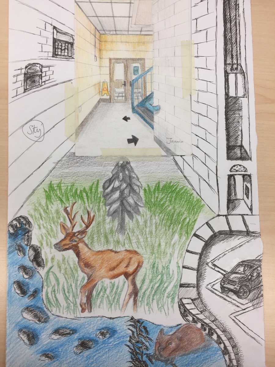 RHHSshowcase's tweet photo. Students in Grade 12 Visual Art imagined their world beyond school walls. Take a look at where creativity can take you. https://t.co/o8yLci1cMR
