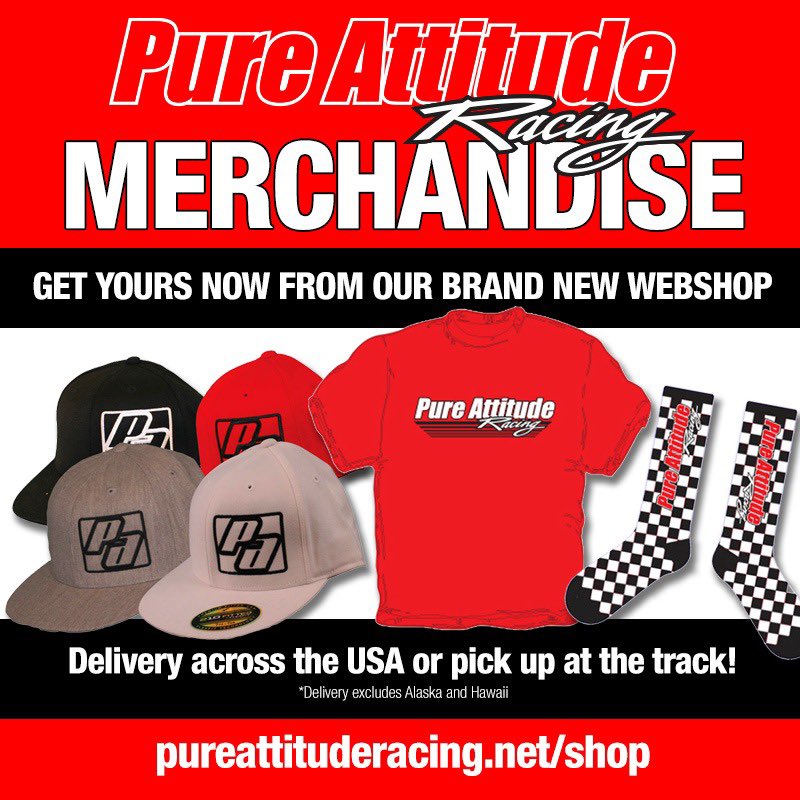 Have you got your team merch yet? What are you waiting for head over to pureattituderacing.net/shop NOW!