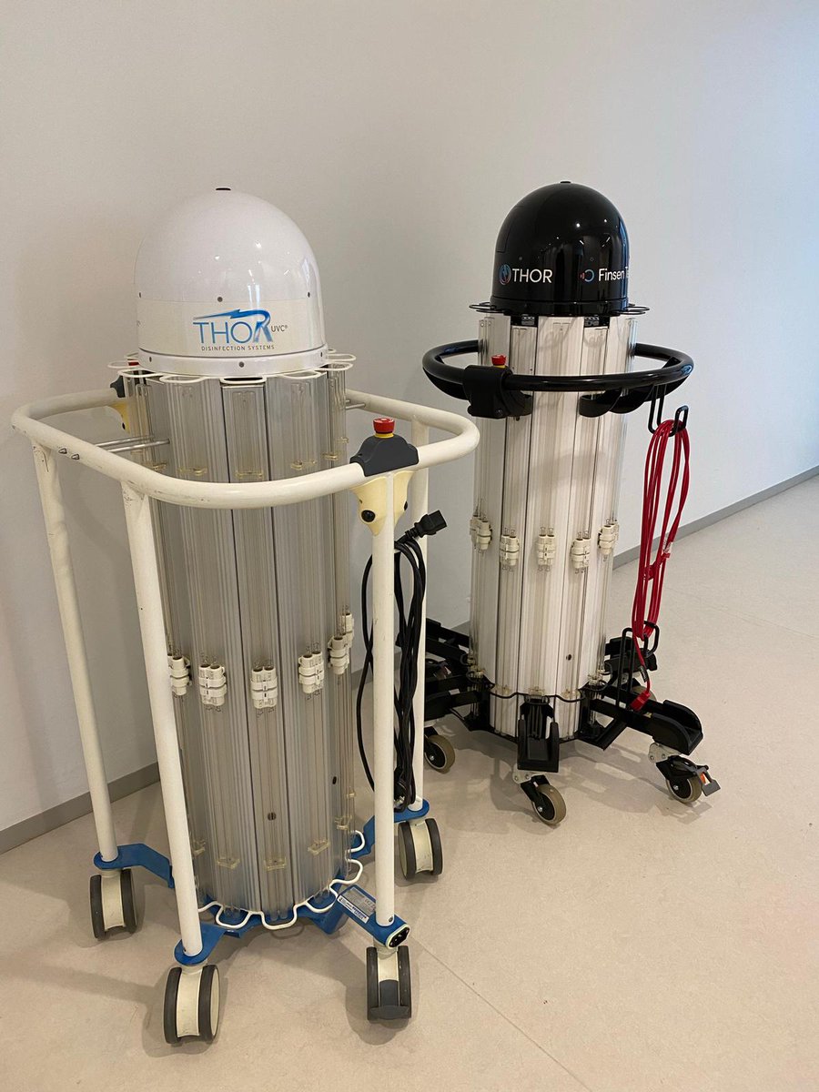 finsen_tech's tweet image. One of our technicians recently visited @ZaansMC to carry out an annual service on their THOR UVC® unit. We were also joined by one of our next generation units to discuss some of the new market leading features!

#generations #thoruvc #uvclight #uvcrobot #netherlands #ipc #uvc