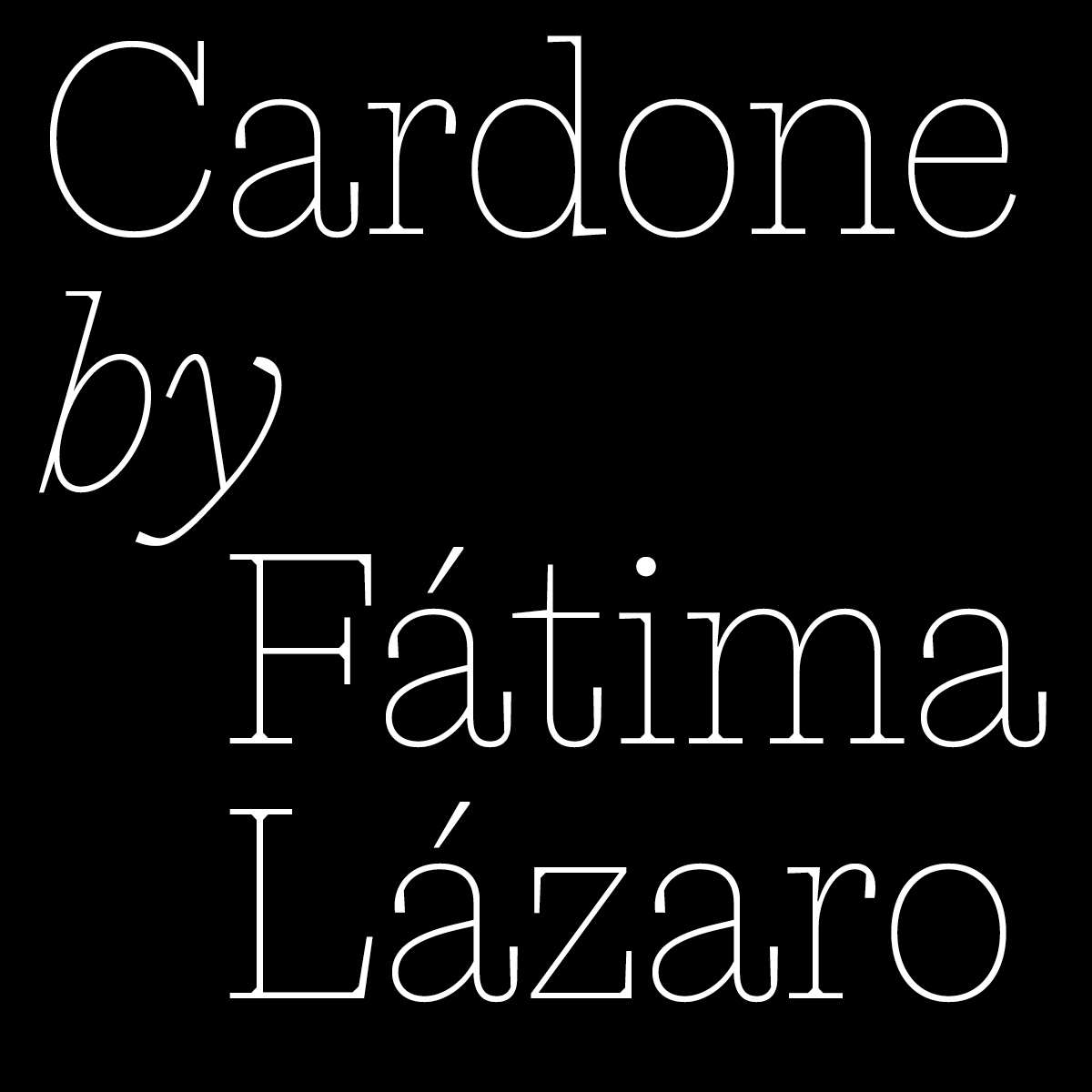 205tf's tweet photo. New release! Cardone by @fatimalazaro___ is a singular interpretation of early so-called Scottish modern faces. Created for editorial design, this serif typeface seeks an ideal balance between elegance and robustness https://t.co/zrTXOmYeQ6 https://t.co/HOIHHY2q1V
