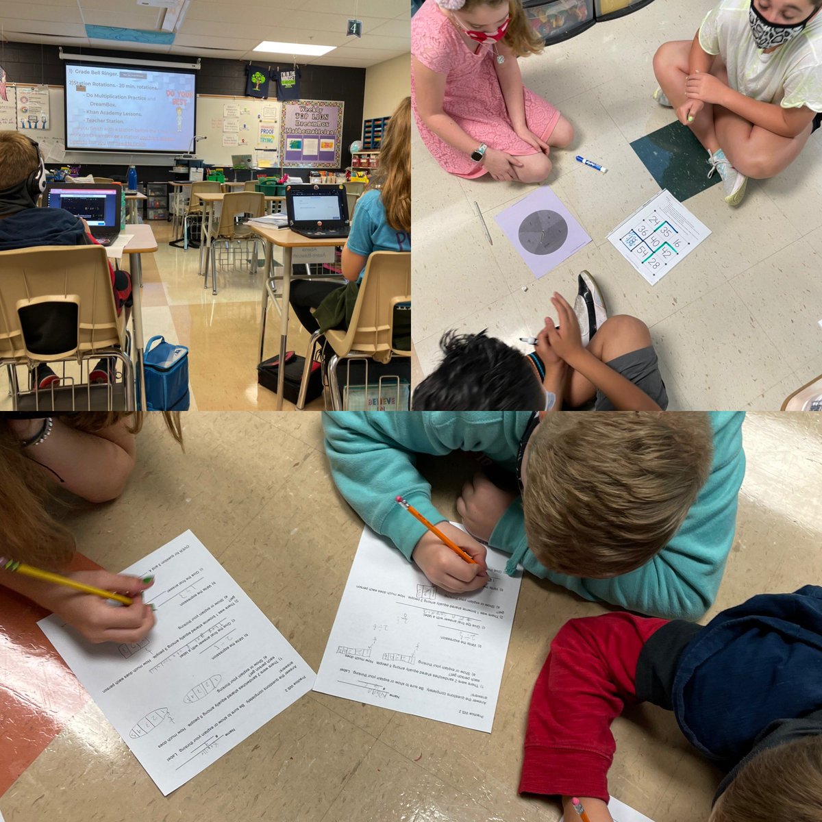 Students are working on different math learning stations to improve our math knowledge!  Multiplication game, Khan Academy, and Teacher station to review volume and division as fractions. <a href="/WilsonsCreekInt/">Wilson's Creek</a> <a href="/officialSPS/">Springfield Public Schools</a> <a href="/DrKarynChristy/">Karyn Christy</a>