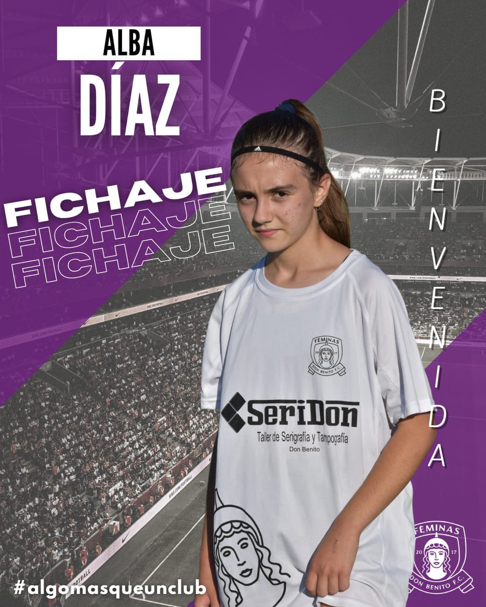FeminasDBFC's tweet photo. Alba comienza su nueva andadura con el club y su primera misión es ayudar a su equipo, tarea que sabemos cumplirá a la perfección. BIENVENIDA ALBA!!!
#féminasdonbenito #guerreras #algomasqueunclub https://t.co/rDJsWbsqFJ