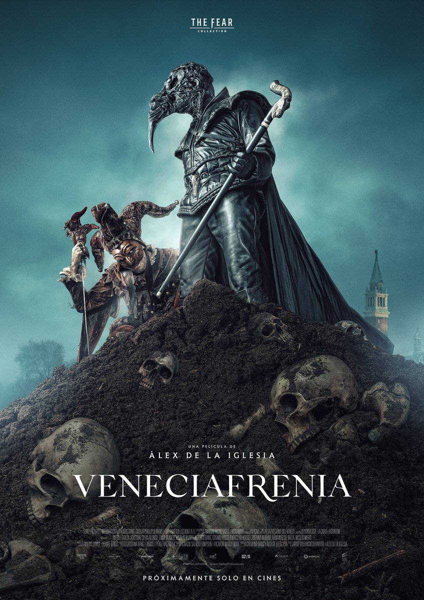 #Veneciafrenia, la próxima película de <a href="/alexdelaIglesia/">De la Iglesia</a> que se estrenará exclusivamente en cines el próximo 26 de noviembre de 2021

bit.ly/3AUxWEC