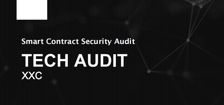 Tech Audit performed a complete Smart Contract audit of 
@XXC

The report is issued in mailbox and should be posted in channel
0.plus/XXC
<a href="/TechAudit_USA/">Tech Audit</a>

   TECHAUDIT #bscaudit #Binance