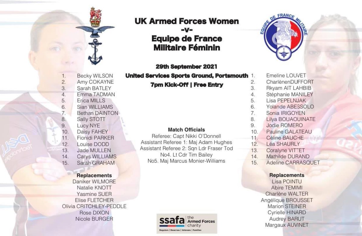 RAF Rugby Union Women tweet media