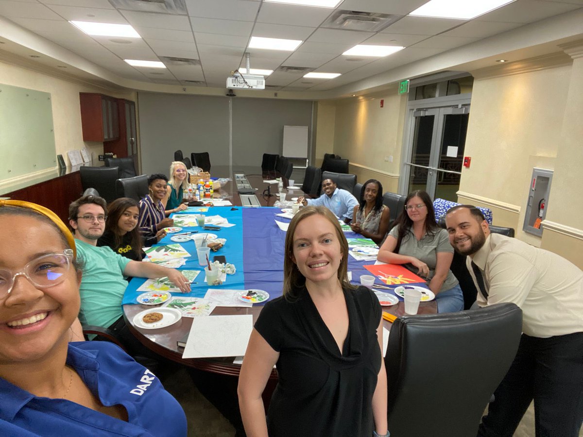 RotaractBlue's tweet image. We had such a fun night painting and learning about the Cayman Islands’ Wild Banana Orchid.  Interested in joining the Blue family at one of our upcoming events?  Send us a direct message 💙
