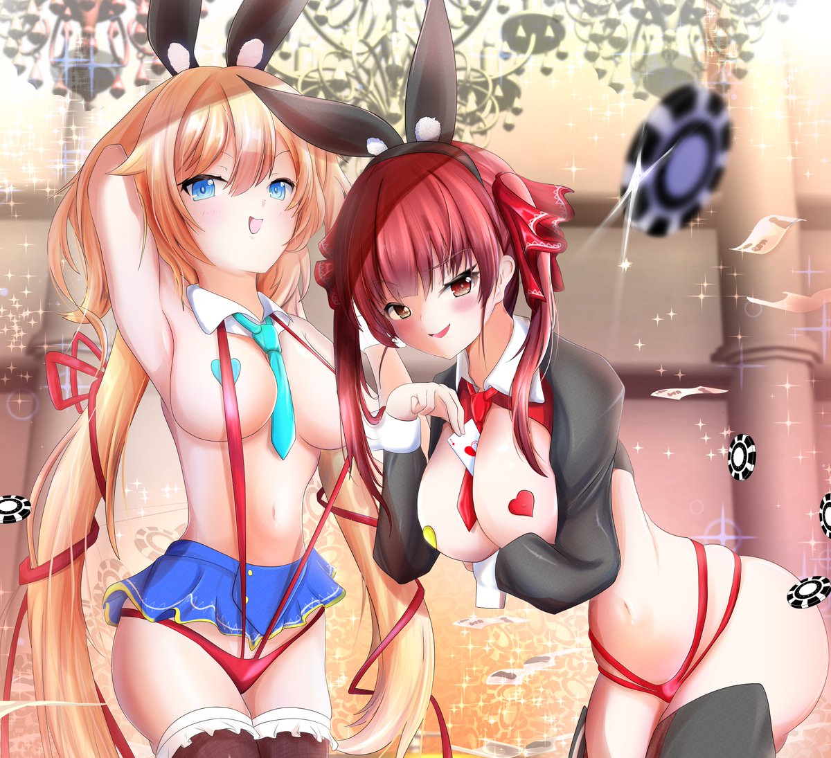 #マリンのお宝 
#はあとart
#エロちゃまりん

逆バニーって良いよね 