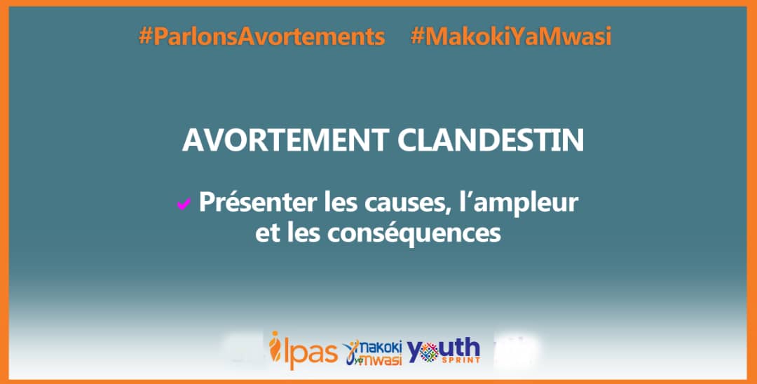 kalibwaFils's tweet photo. Un avortement pratiqué par un prestataire des soins qualifié avec des infrastructures sanitaires répondant aux normes est un avortement sécurisé.  Disons non aux avortements clandestins et à leurs conséquences. 
#ParlonsAvortements
#YouthSprintBK 
@SwedeninDRC 
@MakokiYaMwasi https://t.co/lxfRp5Jcsg