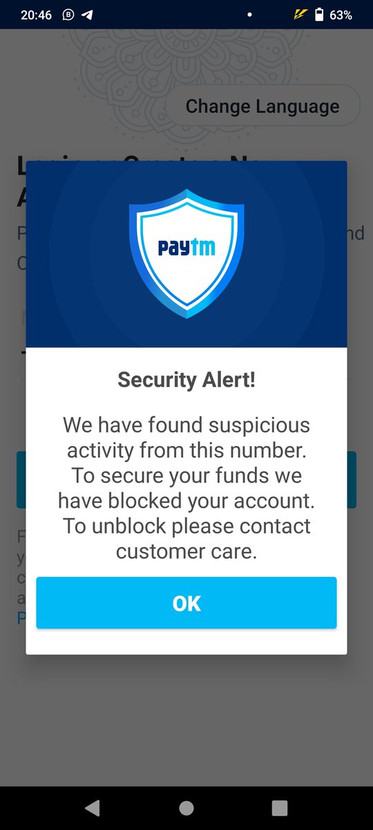 AndhraYash's tweet photo. @paytmbankcare MY PAYTM BANK WAS BLOCKED PLS UNBLOCK IT SIR https://t.co/sLv2b5xtKN