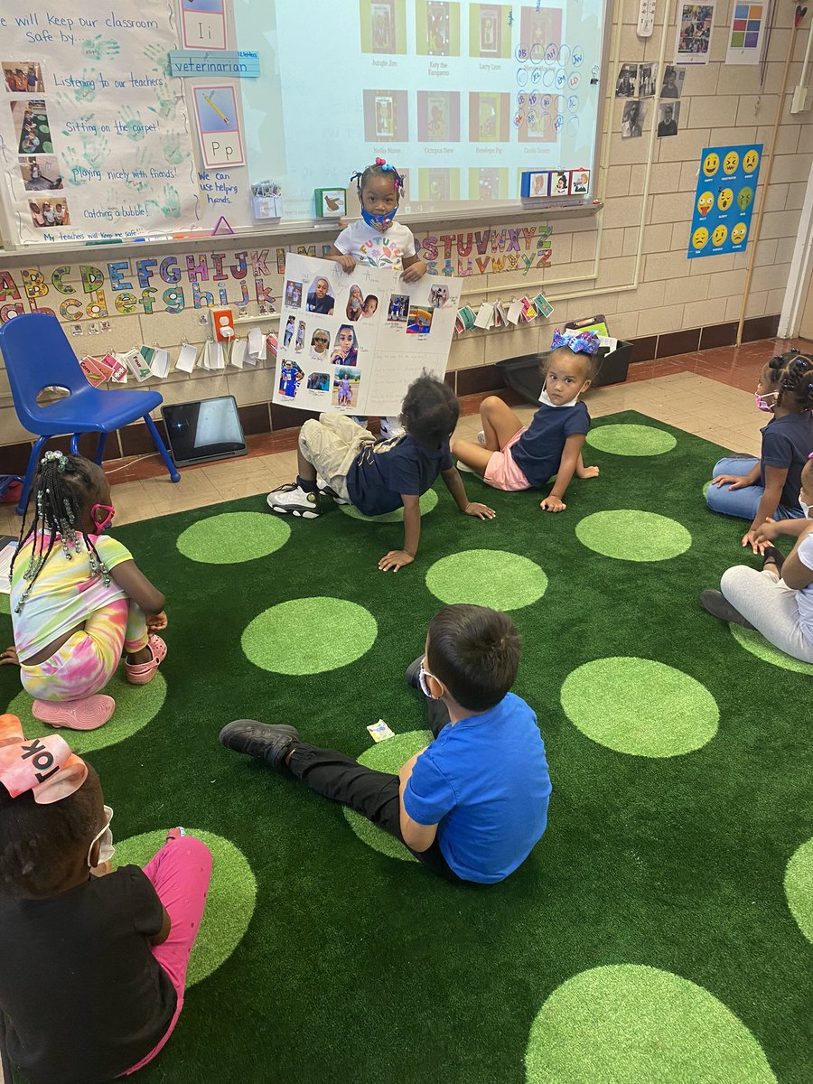 hszellner1's tweet photo. We have loved having our kids share about their families this month! ❤️ #iamwfisd #esc9headstart https://t.co/7inZSnzZ5r