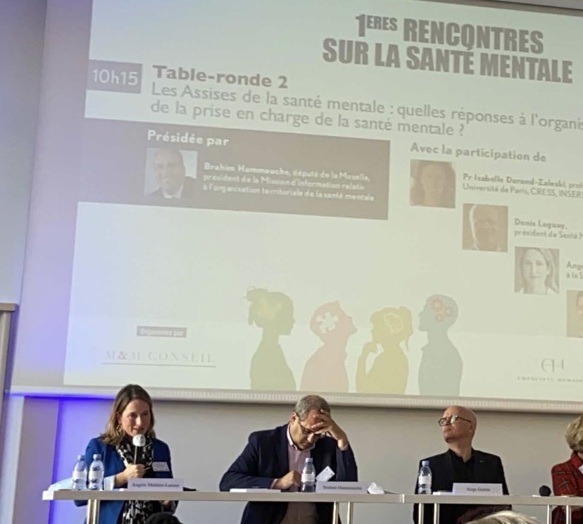 Ravie d’avoir pu participer ce matin aux 1ères Rencontres parlementaires de la #SanteMentale : retour sur les #assisesdelasantementale , #offre de soins, parcours #patients <a href="/Unafam/">Unafam</a> <a href="/jcouvreur/">Johanna Couvreur</a>