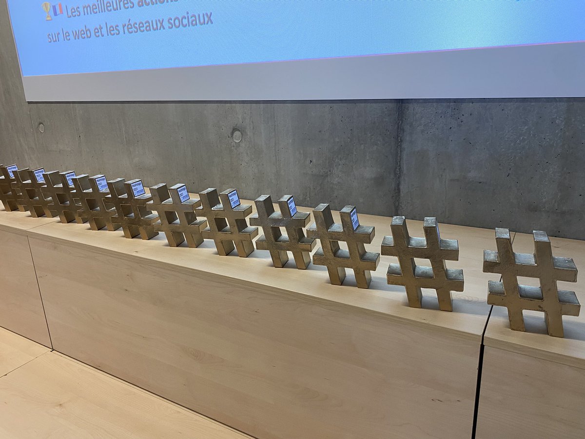 franckconfino's tweet photo. Remise des #Hashtags2021 de l’@ObservatoireRS 🥇Ça va bientôt démarrer je crois 🙈 https://t.co/WpVgFb2yQF
