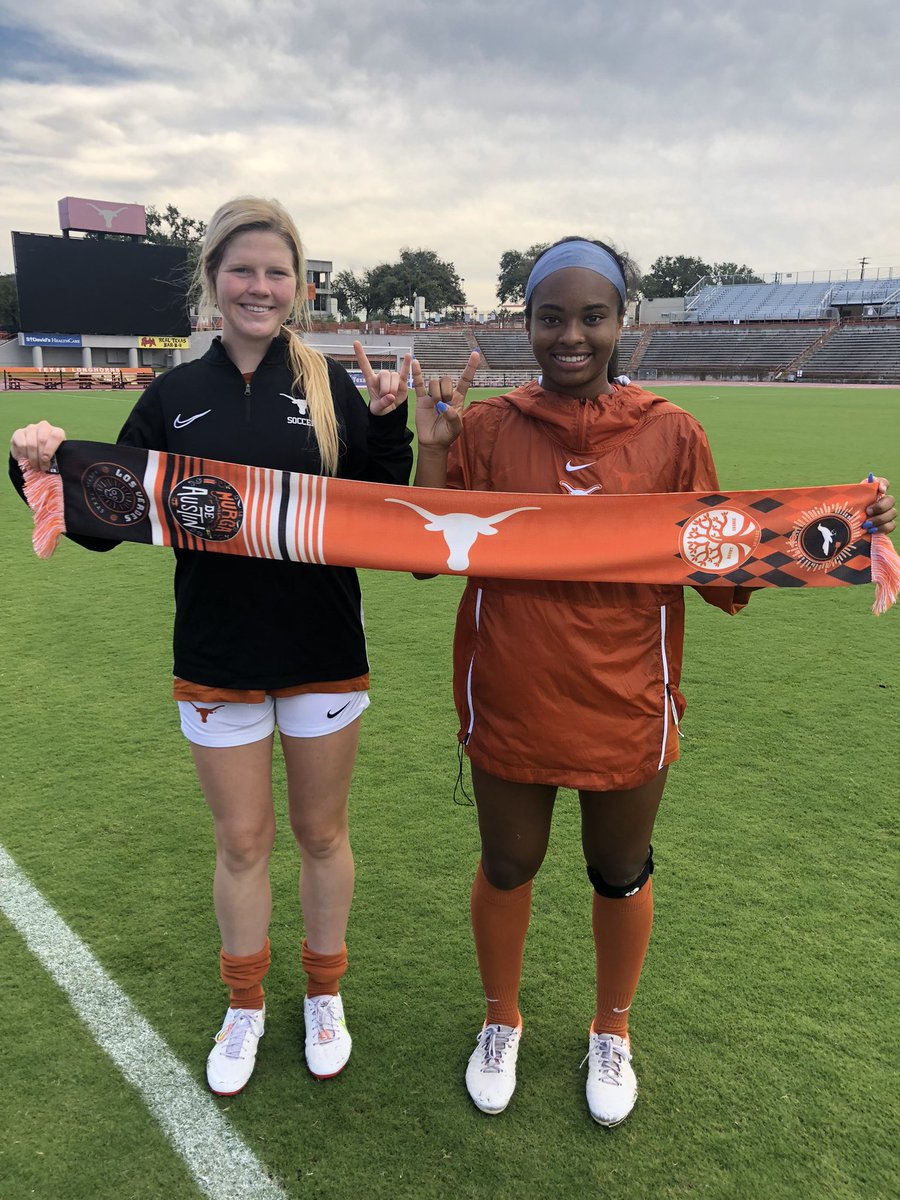 Want a FREE TEXAS SOCCER SCARF? 

The first 350 fans through the Myers Stadium gates on Thursday night for our 6 p.m. CT match against #10 TCU will go home with one! 

Admission is FREE, so come support our Longhorns! 🤘