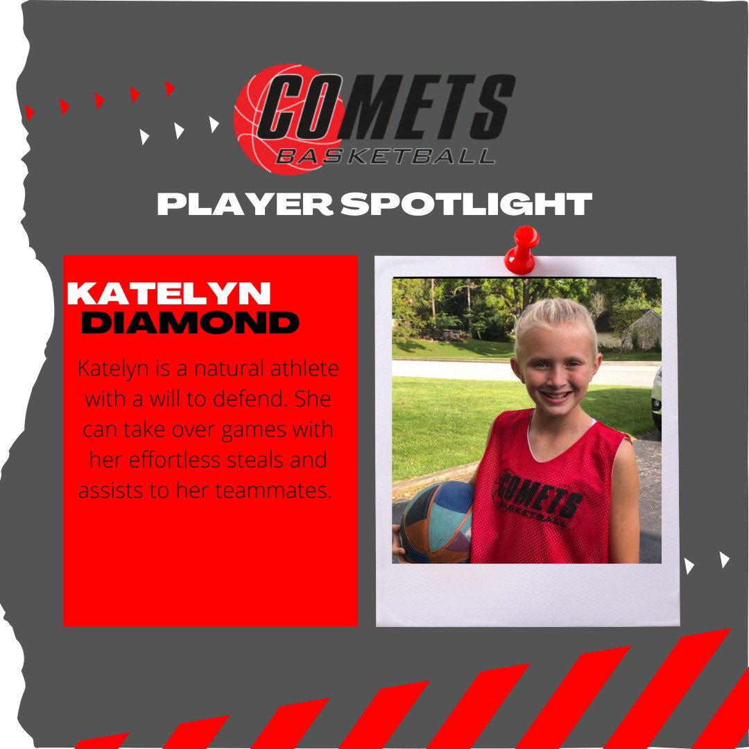 comets_red's tweet image. We want to take this opportunity to shout out some of our amazing players this season starting with Katelyn Diamond! Keep up the amazing work! #cometsred