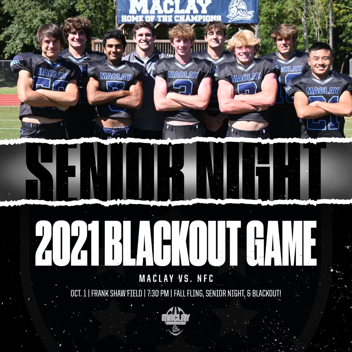 maclay_fball's tweet photo. THIS FRIDAY! DON’T MISS IT! https://t.co/LHB8IlYmcU