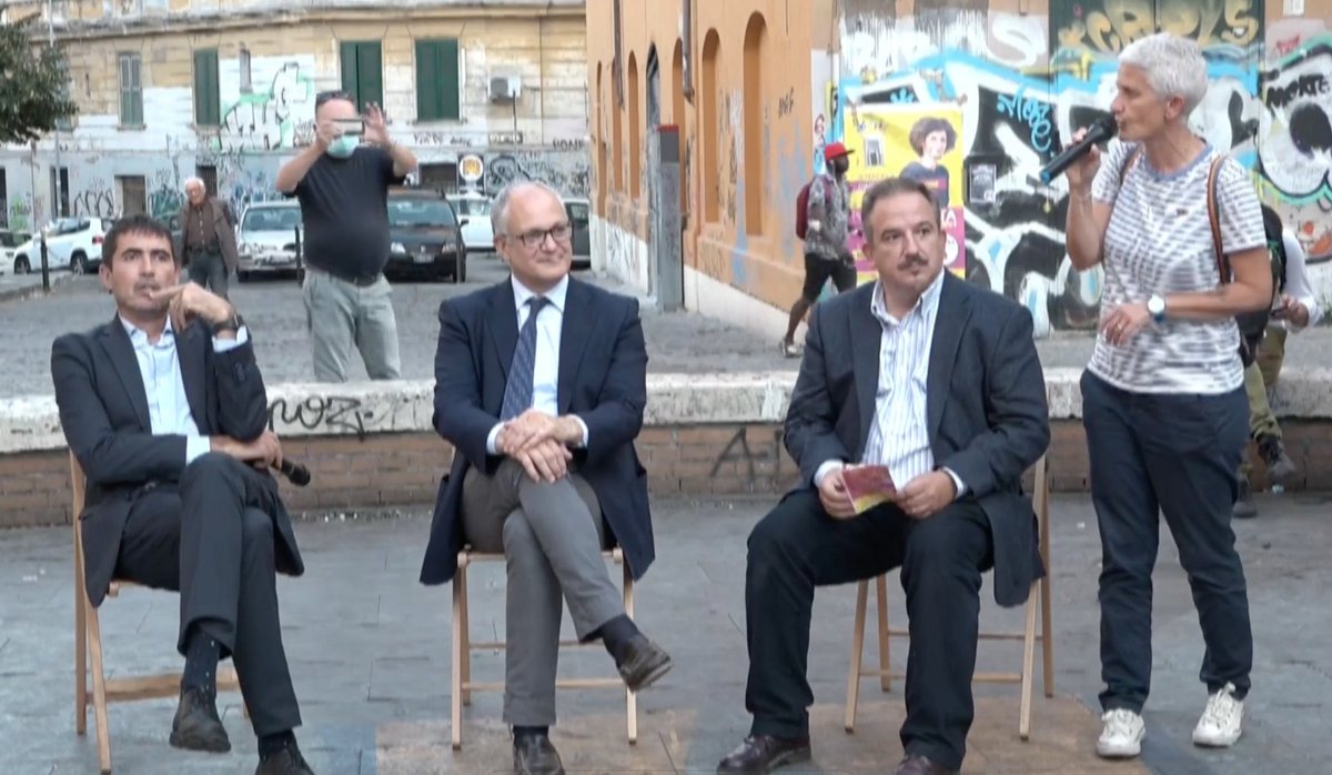 🔴DIRETTA

Da Piazza dell'Immacolata a San Lorenzo, confronto con Roberto Gualtieri e Nicola Fratoianni. Conduce Luca Telese. 

Partecipano le candidate e i candidati della lista Sinistra Civica Ecologista di Roma.

#RomaRinasce #GualtieriSindaco 

📺▶️ fb.watch/8kh4SgiLDQ/
