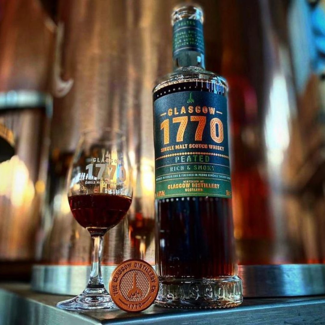 LeithExportCo's tweet photo. Matured in first-fill ex-bourbon casks, finished in virgin oak and non-chill filtered; 1770 is incredibly smooth, exceptionally fruity and complex; a single malt of sublime quality that continues the rise of a new whisky era in Glasgow.
#glasgow #scottishwhisky #leithexport https://t.co/rperfzoElX