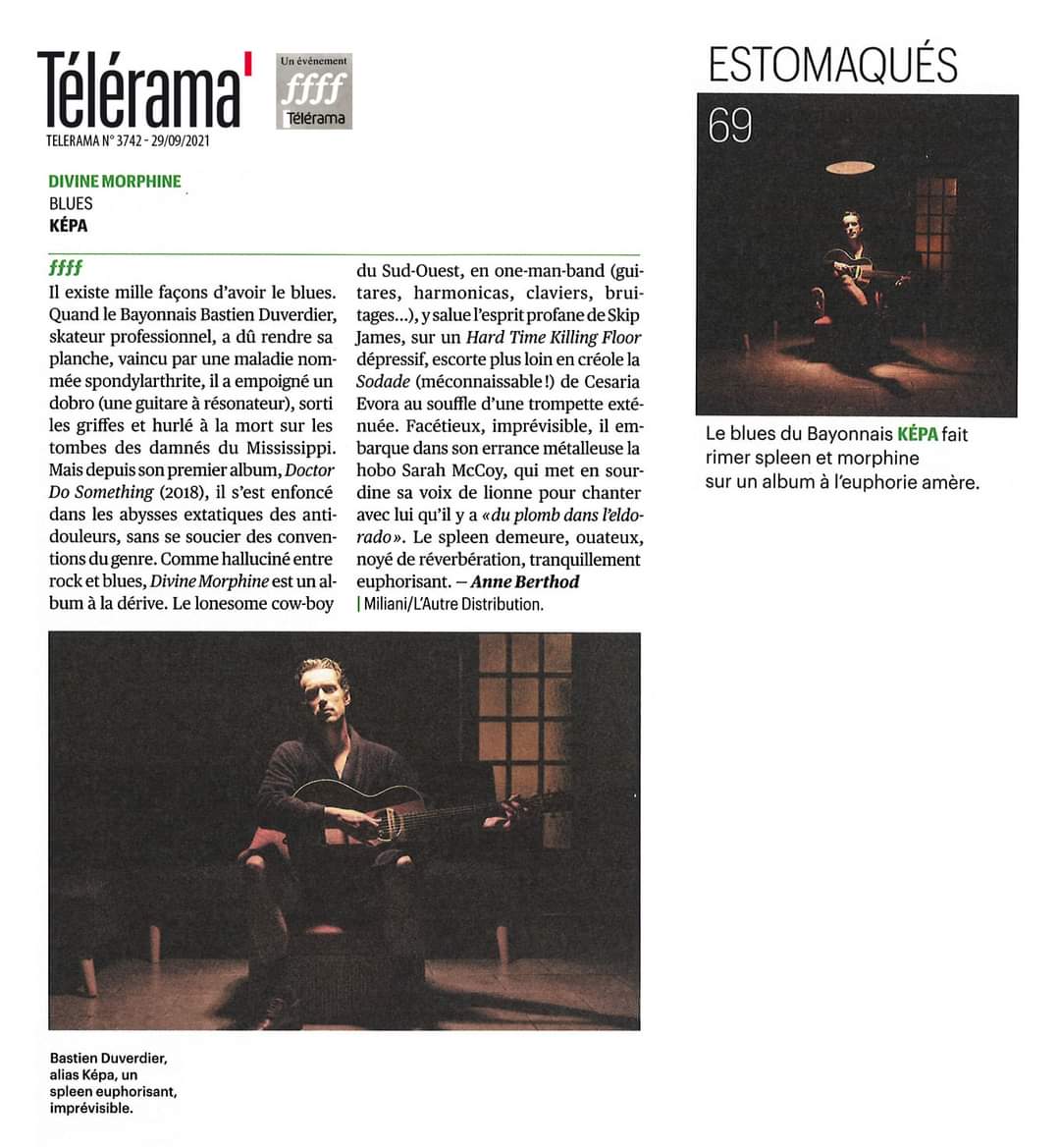 Nicolas_Miliani's tweet photo. Kepa 4 clés x @Telerama 
Contact promo ici 

@WSpectacle @peermusicFrance https://t.co/jj08jG53pK