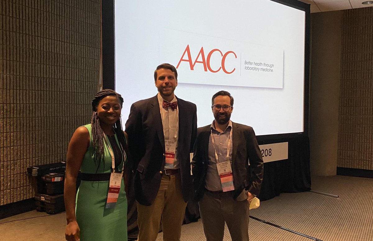 Tremendous honor presenting with @BSuhLailam and @DxSteward at @_AACC meeting on preanalytical considerations in lab testing