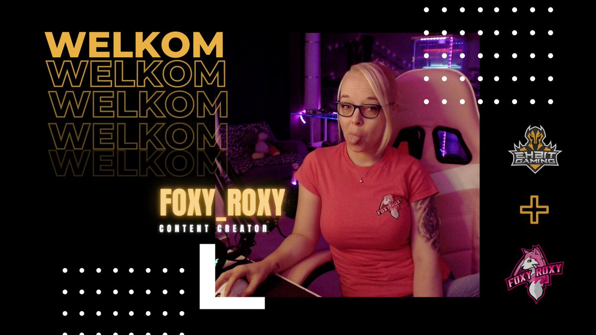 EhbitGaming's tweet photo. Welkom in ons content creators team X_Foxy_Roxy_X 
🤩 Eindelijk wat girlpower bij Ehbit gaming 🤩https://t.co/3FKIfSoD6l 
#ehbitgaming #contentcreator #codwarzone #justchatting https://t.co/Vc1D0g4FTq