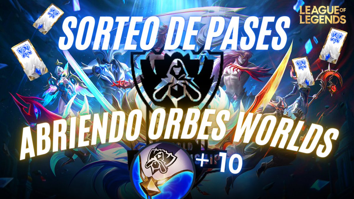 GioKai_'s tweet photo. Ya esta el video del abriendo orbes junto con el sorteo de pases WORLDS 2021!! vayan a verlo :3

https://t.co/hYz8aHa41W https://t.co/zXP2aEdHTU