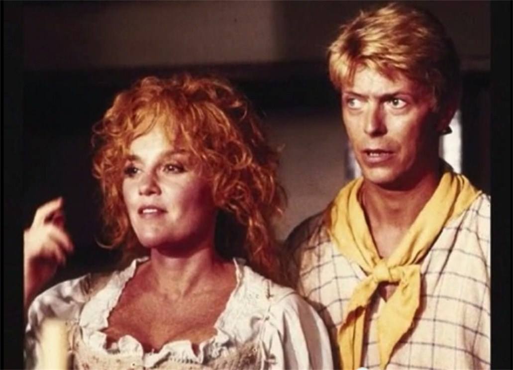  Happy Heavenly Birthday Madeline Kahn! Madeline Kahn & David Bowie (aka Sharkboy)  in Yellowbeard 
