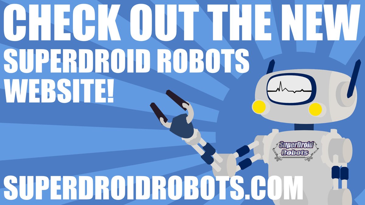 SDRobots's tweet image. Notice something different? #SuperDroidRobots has a new #website! We&apos;ve made buying #robots and all the parts you need even better. Go check it out over at superdroidrobots.com