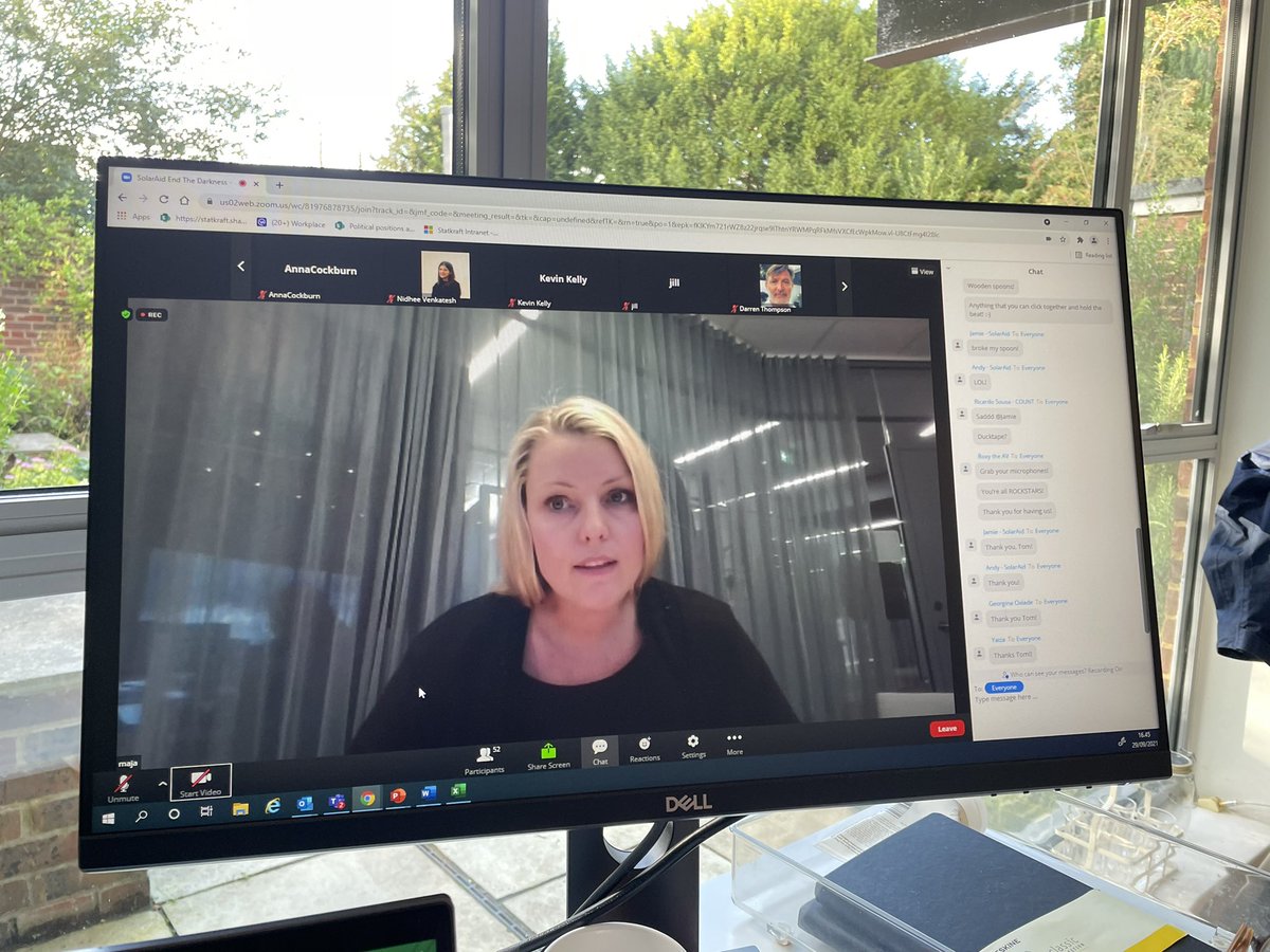sfwood1's tweet image. Fantastic event with @SolarAid. Both moving and funny. Let’s work together to #endthedarkness. Maja from @Statkraft giving a great prez.